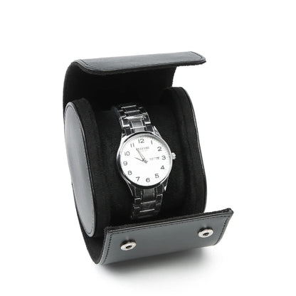Embers 2024 New Watch Roll, PU Leather, 1-Slot, 2-Slot, 3-Slot, Black/Brown, Watch Storage Bag/Watch Box, Luxury, Elegant, Stylish, Color: Parallel Import