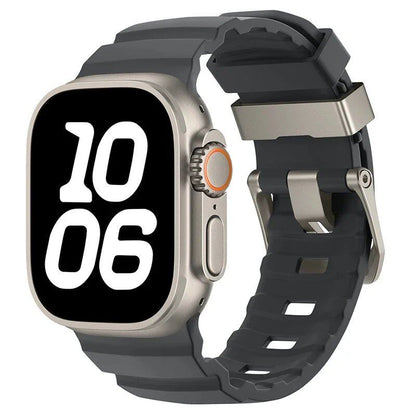 アップルウォッチUltra 10 9 8 7 6 5 SE用 高級ソフトシリコンバンド トレイルストラップ 46mm 45mm 49mm 44mm対応 リストバンド アクセサリー バンドカラー：mm 並行輸入品