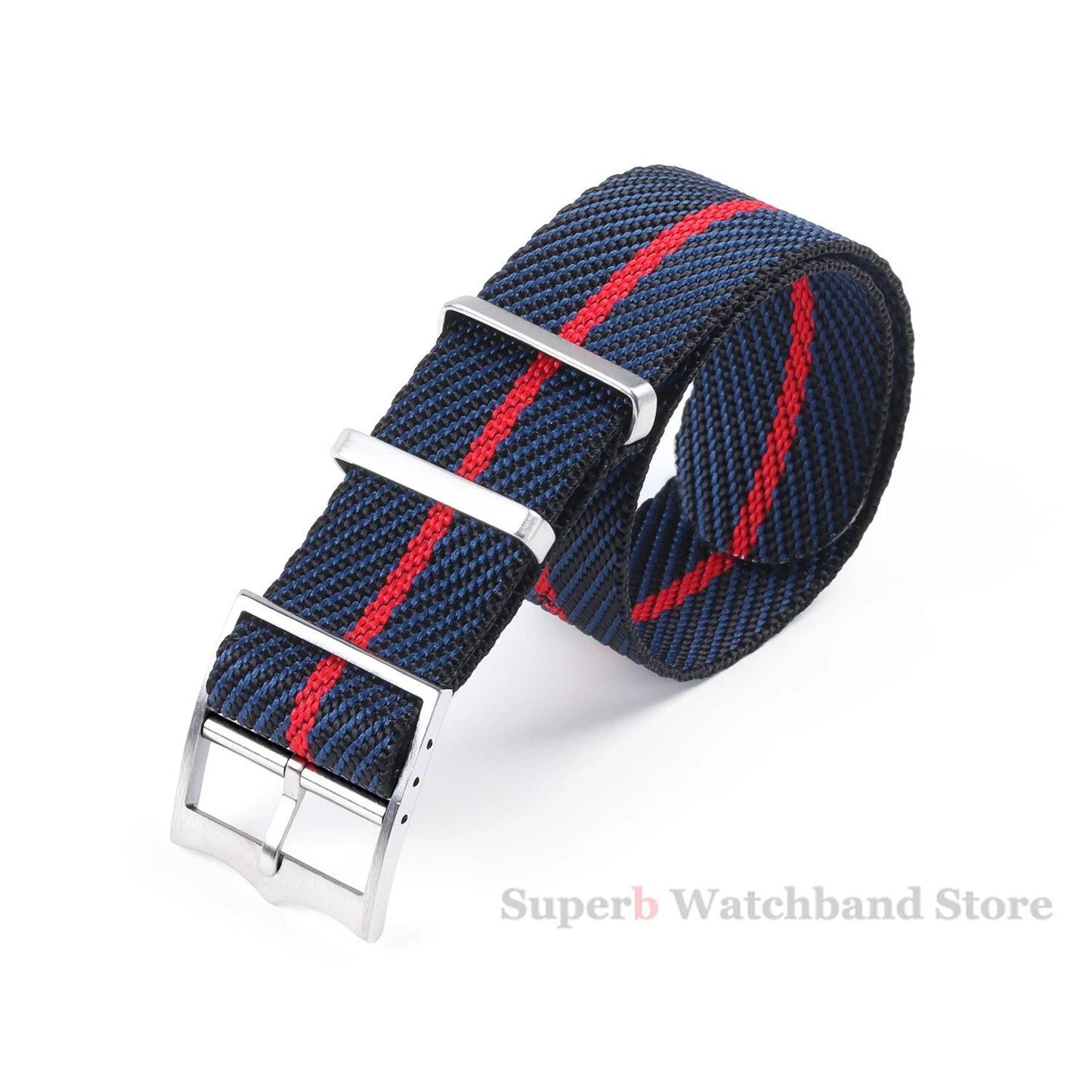 Premium Nylon Strap - Tudor 20mm, 22mm Canvas Military Watch Band - Seiko Fabric Bracelet - Rolex Wristband with Bronze Buckle, Band Color: mm, Parallel Import