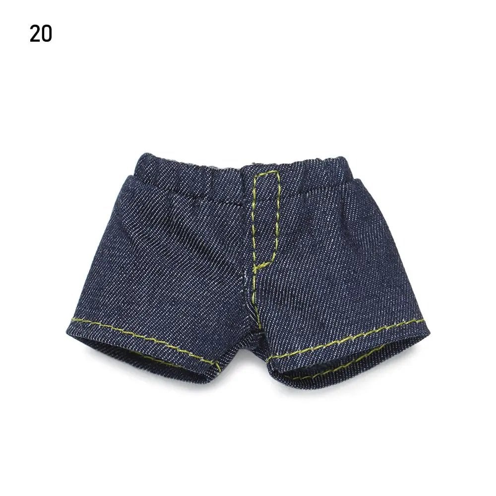 1/6 Scale Doll Clothes, Bottom Pants, Fashion Denim Shorts, Stretchy Tights, Leggings, PU Leather Trousers, 30cm BJD Doll Accessories, Parallel Import