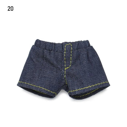1/6 Scale Doll Clothes, Bottom Pants, Fashion Denim Shorts, Stretchy Tights, Leggings, PU Leather Trousers, 30cm BJD Doll Accessories, Parallel Import