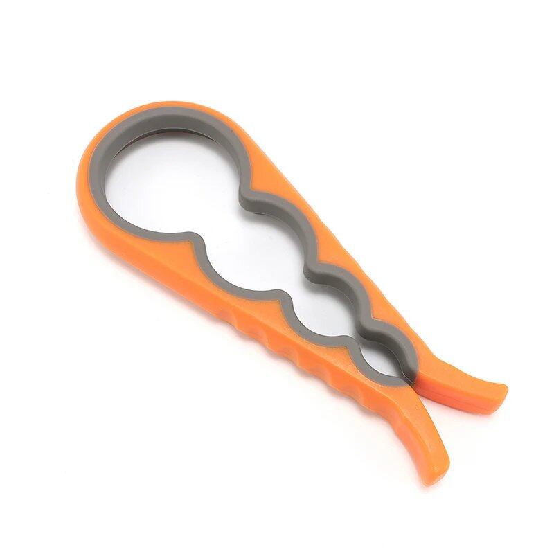 1/2-Piece Multi-Function Cap Opener, 4-in-1 Cap Opener, Can Opener, Labor-Saving Cap Opener, Kitchen Everyday Item, Bottle Opener, Can Opener, Parallel Import