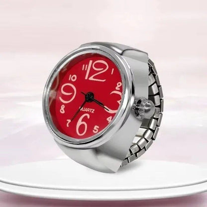 New and Popular Ring Watch, Creative Alloy Case with Ring-Shaped Dial, Couple's Style for Men and Women, Parallel Import