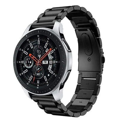 22mm/20mm Metal Strap for Samsung Galaxy Watch 3/4/5, Gear S3, Amazfit, Stainless Steel Chain Strap, Compatible with Huawei Watch 4 GT2/3 Pro, Band Color: Parallel Import