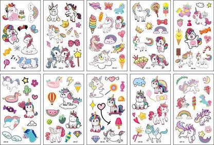 10-Pack Waterproof Temporary Tattoo Stickers for Kids and Soccer Fans, Fake Tattoos for Adults and Kids, Arm Covers, Color: Parallel Import