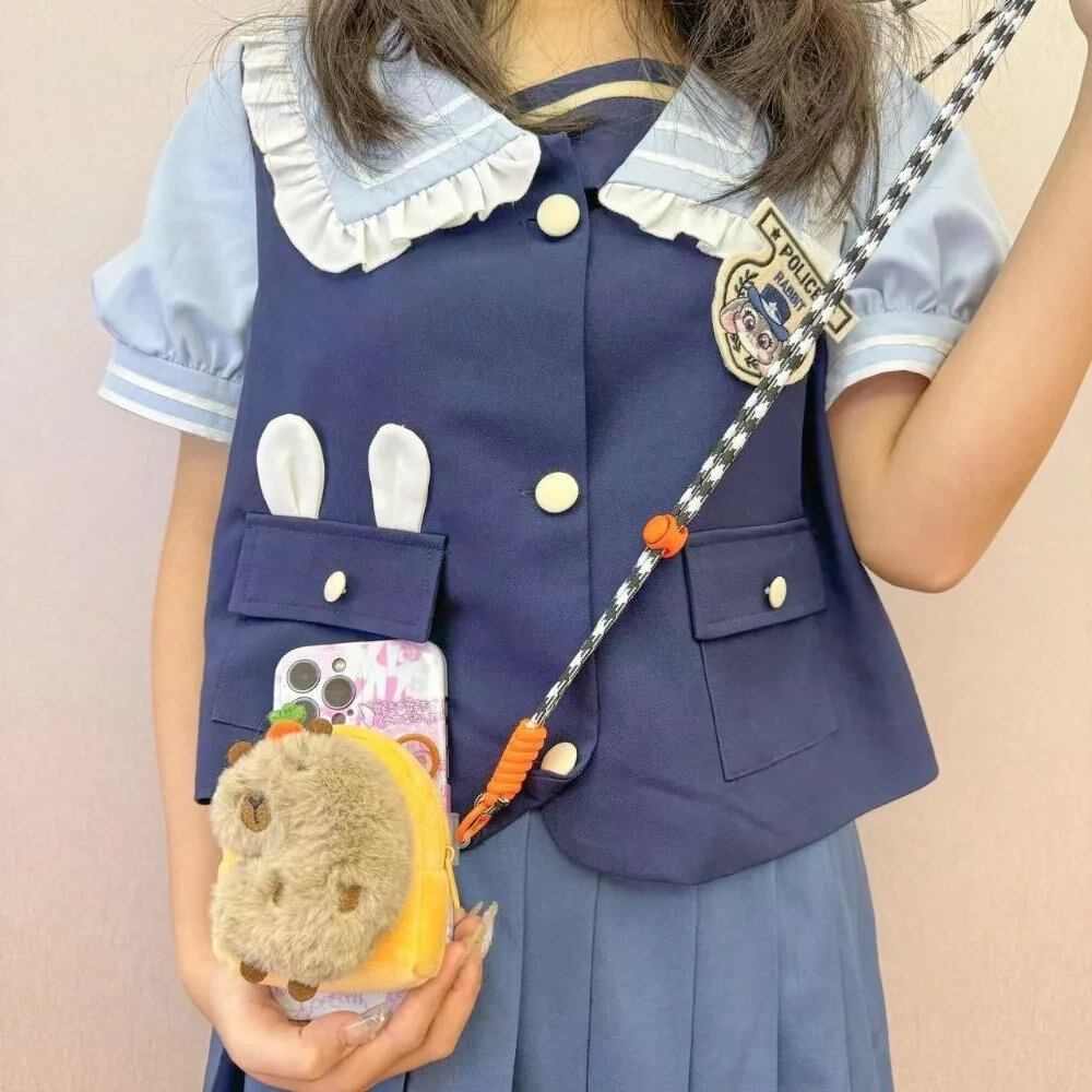 大容量カピバラぬいぐるみショルダーバッグ かわいいカピバラハンドバッグ ユニセックスカピバラバッグ  並行輸入品
