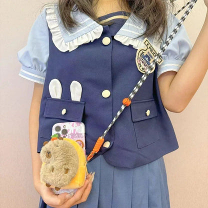 大容量カピバラぬいぐるみショルダーバッグ かわいいカピバラハンドバッグ ユニセックスカピバラバッグ  並行輸入品