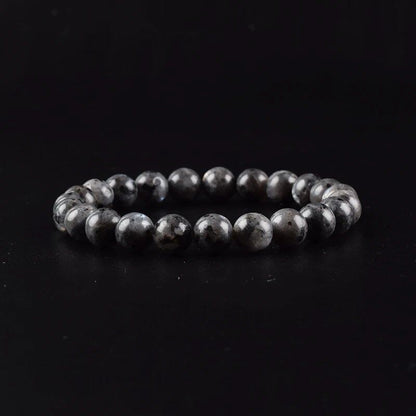 Natural Aquamarine and Agate Bead Bracelet for Women, Single Circle Crystal Bracelet, Romantic, Casual, Yoga, Meditation, Gift, Long, Parallel Import