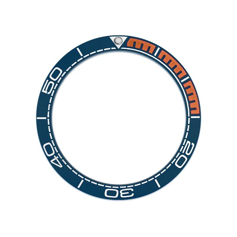 38mm Curved Ceramic Bezel Insert Ring for SKX007, SKX009, SRPD, GMT, SUB, and Seahorse Watch Cases, Men's Watch Modification Part, Parallel Import