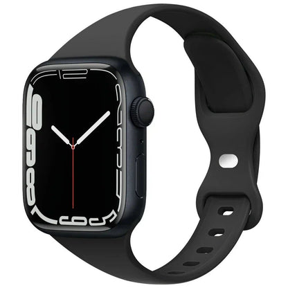 Waterproof Slim Silicone Sport Band for Apple Watch Ultra 49mm/Series 9-8-7 (41mm/45mm/44mm/40mm) - Compatible with iWatch 10 (46mm/42mm) Band Color: mm; Ships from: Parallel Import