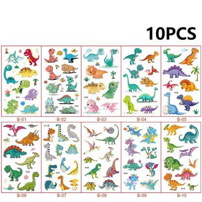 10-Pack Waterproof Temporary Tattoo Stickers for Kids and Soccer Fans, Fake Tattoos for Adults and Kids, Arm Covers, Color: Parallel Import