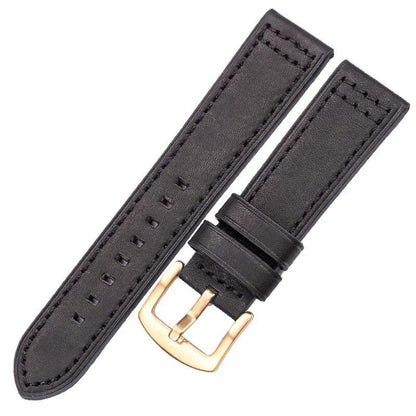 Genuine cowhide leather watch band for Samsung Gear S3 in black, blue, gray, and brown. Compatible with men and women. Band color: mm. Parallel import.