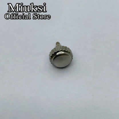 Miukushi Watch Crown, Stainless Steel, Compatible with 36mm, 39mm, and 40mm Datejust Cases (NH35, NH36, Miyota 8205, 8215, 821A, DG2813, and 3804 Movements), Parallel Import