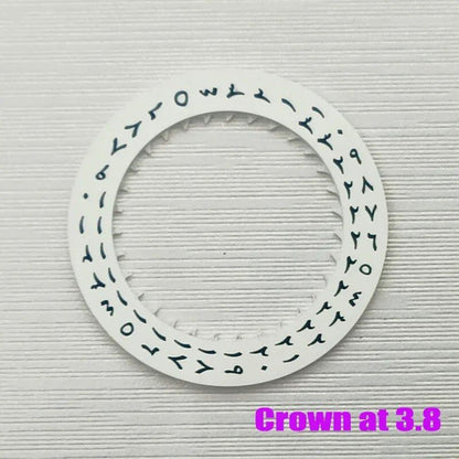 White date week wheel, compatible with NH35 and NH36 models, Arabic dial, automatic movement, crown at 3.0/3.8 o'clock, color H, parallel import