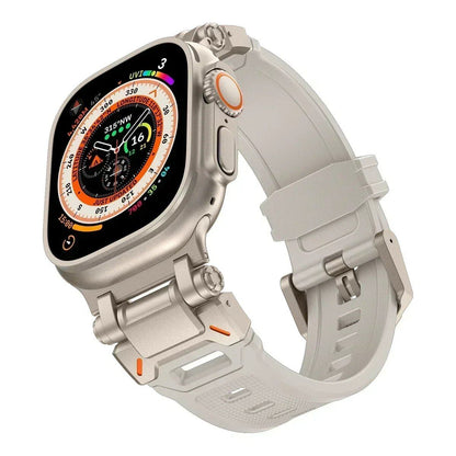 Apple Watch Ultra 2 / Series 9/8/7/SE/6/5/4用 スポーツラバーバンド - iWatch Ultra 49mm・45mm・42mm・44mm対応 高級TPUストラップ バンドカラー：;バンド幅：42mm 44mm 45mm 49mm 並行輸入品
