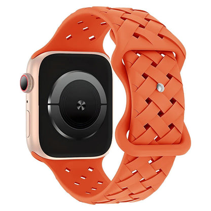 Apple Watch用シリコーンスポーツストラップ - Ultra 2/SE/Series 9/8/7/6/5対応 49mm・46mm・44mm・42mm・41mm・40mm 通気性バンド ;発送元: 並行輸入品