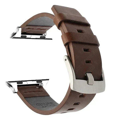 High-quality leather strap for Apple Watch Ultra 2 (49mm), compatible with Series 9, 8, 7, SE, 6, 5, and 4. Available in 44mm, 45mm, 42mm, 41mm, and 40mm bands. Available in mm band colors. Parallel import.