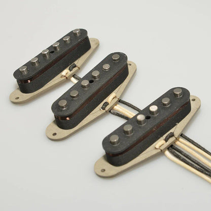 Vintage Wah V70 SSS Hand-Wound Alnico 5 Single Coil Guitar Pickup with Gray Bottom Plate, HSS Double Coil Pickup, Imported