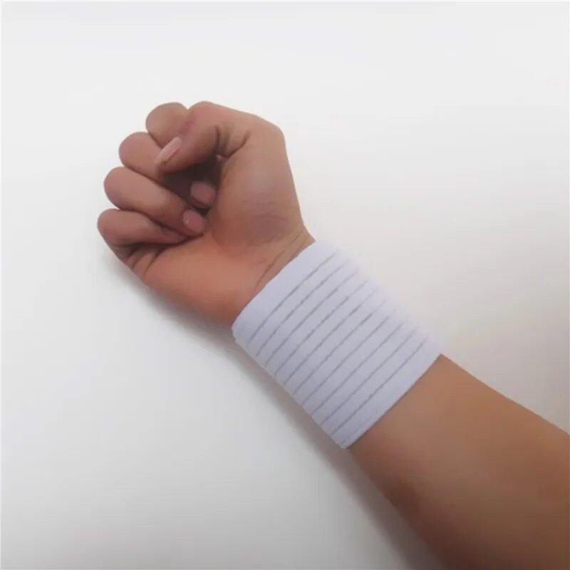 1/2 Piece Sports Fitness Bra Care Elastic Bandage Wrist Strap Wrap-around Wristband Adjustable Elastic Wrist Protector Parallel Import