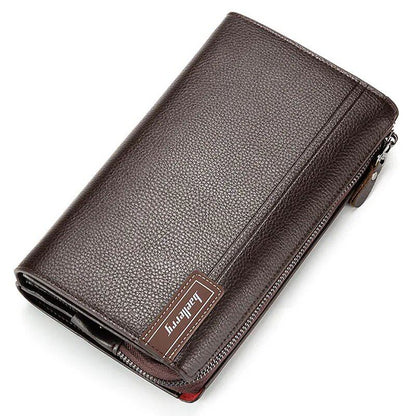 Baererie Men's Phone Bag, Wallet, Classic Handbag with Credit Card Holder and Passport Pocket, Multifunctional Men's Clutch Wallet, Parallel Import