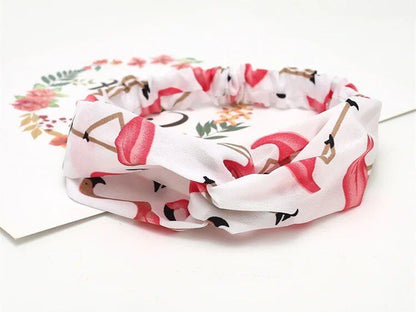 Women's Summer Bohemian Print Headband, Retro Cross Turban, Bandage Bandana, Hair Accessory, Head Wrap, Parallel Import