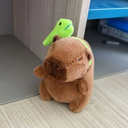 10-13cm Capybara Keychain, Couple's Car Keychain, Backpack Pendant, Bag Charm, Cute Pink Capybara Plush Keychain Doll, Parallel Import
