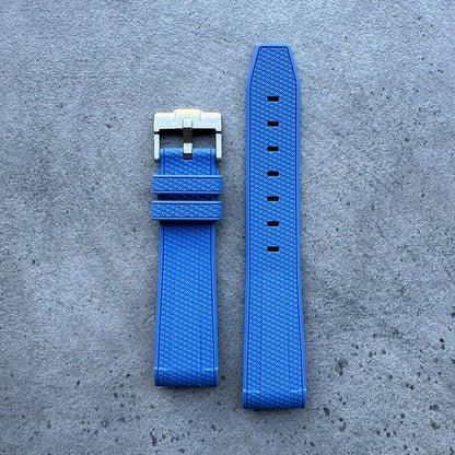 20mm High-Quality Rubber Silicone Strap in Black, Gray, Pink, Yellow, and Blue. Compatible with Omega, Swatch, and Moonwatch. Band Color: Black, Gray, Pink; Band Width: 20mm; Ships from: Parallel Import.