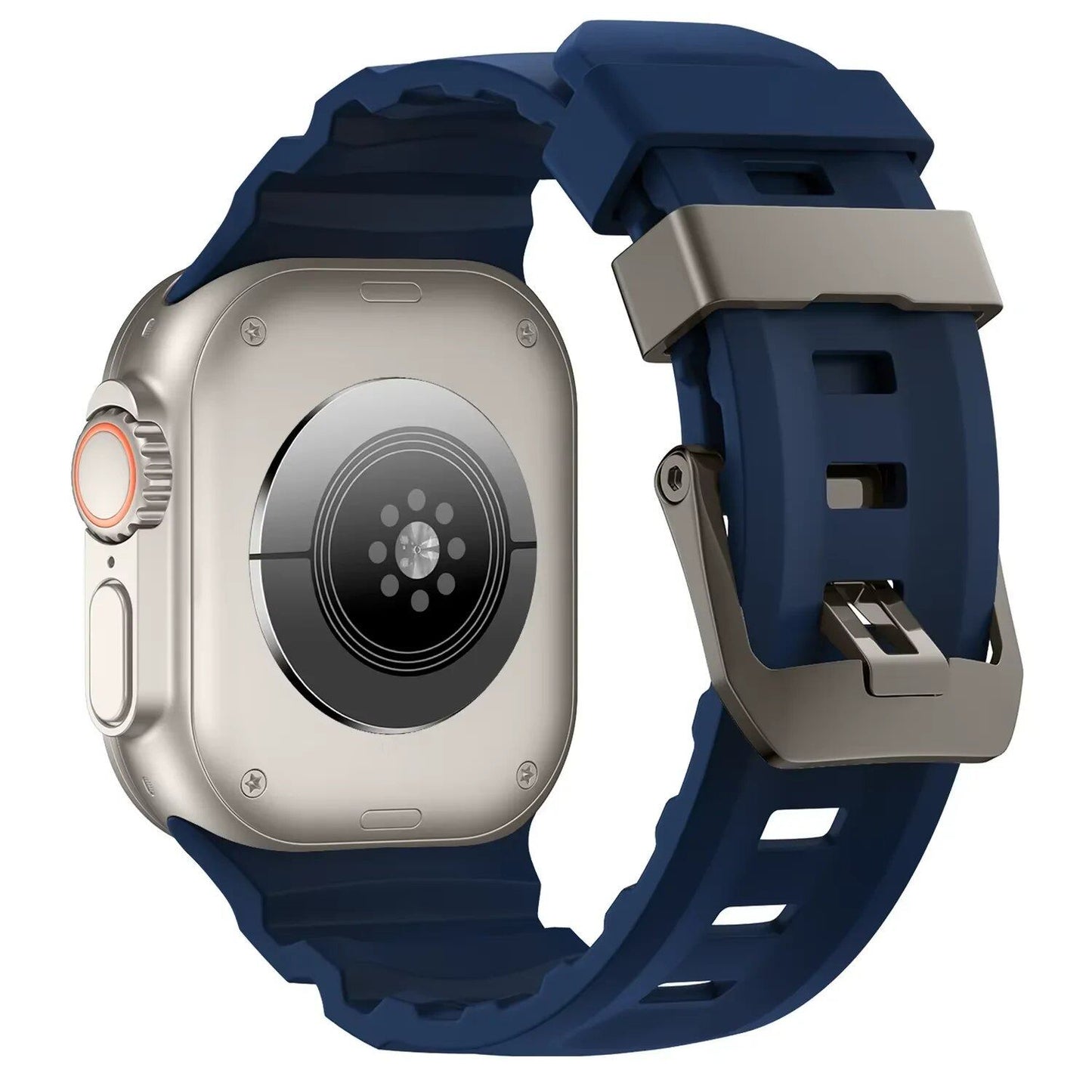 Trail Silicone Band Bracelet Strap for Apple Watch Ultra 2 49mm / Series 10/9/8/7 45mm / iWatch 6/5/SE 44mm, Band Color: mm, Parallel Import