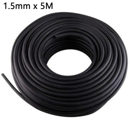 0.8mm x 5 Meters, Black Aluminum Bonsai Wire, 0.8mm, 1mm, 1.5mm, 2mm, 3mm, 3.5mm, for Plant Shaping, DIY Gardening Tool, Parallel Import
