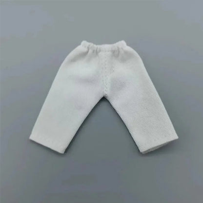 1/11 OB11 Doll Denim Pants, 1/12 BJD/GSC Doll T-Shirt, Mini Cute Doll Pants, DIY Doll Accessories, Fashion Doll Clothes, Parallel Import