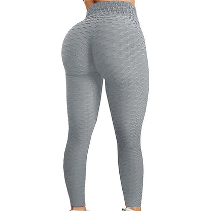 Women's Bubble Butt Lifting Yoga Pants, Fitness, Running, High Waist, Gym, Sports, Flare Pants, Dance Trousers, Size: Parallel Import