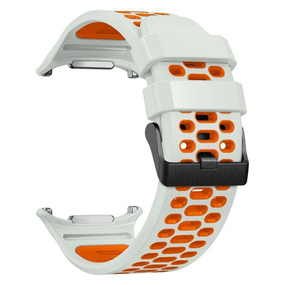 Two-Tone Sport Silicone Band for Samsung Galaxy Watch Ultra, 47mm, Breathable Bracelet, Replacement Watch Band, Band Color: ; Band Width: Galaxy Watch Ultra, Parallel Import