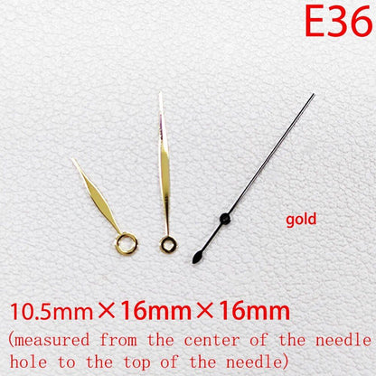 ETA Series Watch Accessories, Green &amp; Blue Super Luminous Hands for ETA 2824, 2892, 2836, and 2834, Parallel Import
