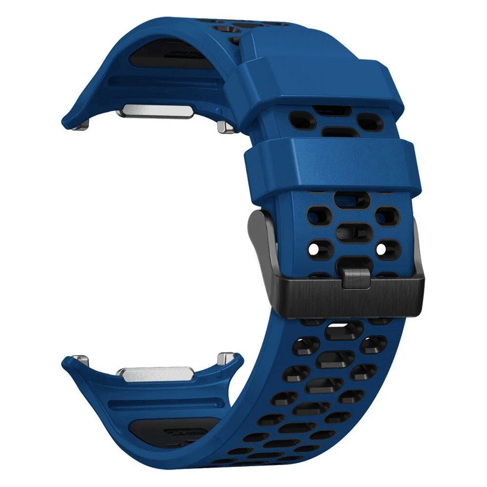 Two-Tone Sport Silicone Band for Samsung Galaxy Watch Ultra, 47mm, Breathable Bracelet, Replacement Watch Band, Band Color: ; Band Width: Galaxy Watch Ultra, Parallel Import