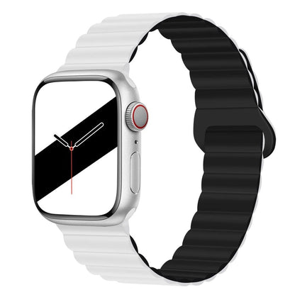 Apple Watch用シリコンループマグネットストラップ - 対応モデル: 44mm/40mm/45mm/49mm/41mm/42mm/46mm (iWatch Series 8/SE/6/7/Ultra 2/9/10対応) ブレスレットバンド バンドカラー：mm;発送元： 並行輸入品
