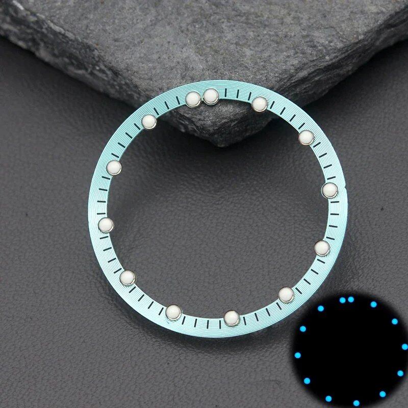 Brass Chapter Ring for 28.5mm Watch Dials (Compatible with Japanese NH70 Movements) SKX007, SKX009, and SRPD53 Watch Case Repair Tool (Parallel Import)