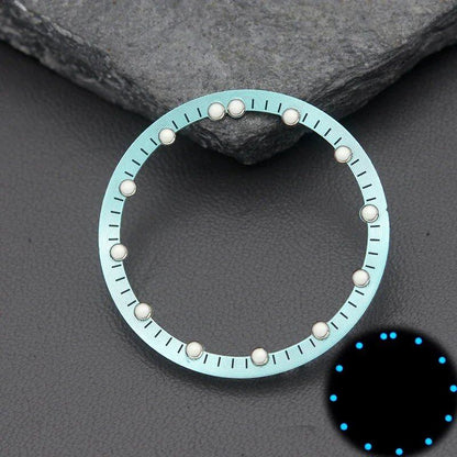 Brass Chapter Ring for 28.5mm Watch Dials (Compatible with Japanese NH70 Movements) SKX007, SKX009, and SRPD53 Watch Case Repair Tool (Parallel Import)