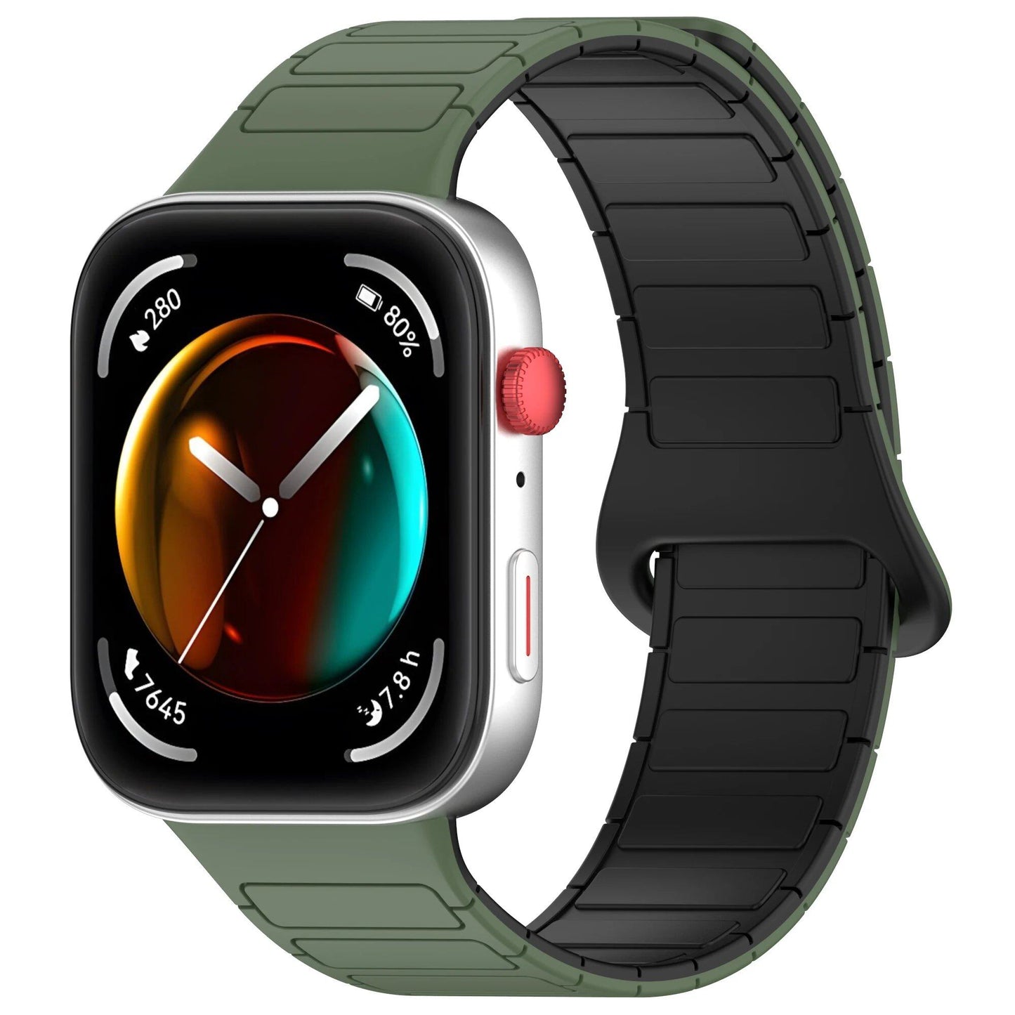 New Magnetic Loop Silicone Replacement Band Strap for Huawei Watch Fit 4 Pro/4/3. Band Color: Black. Band Width: 1.5mm. Ships from: Parallel Import.