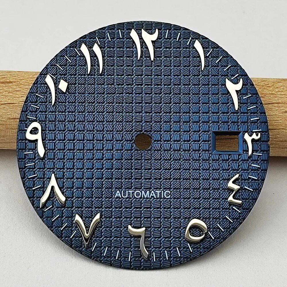 High-quality 31.8mm Arabic Numeral S Dial for NH35/NH36 Movements, Watch Accessories, Maintenance Tool, Parallel Import