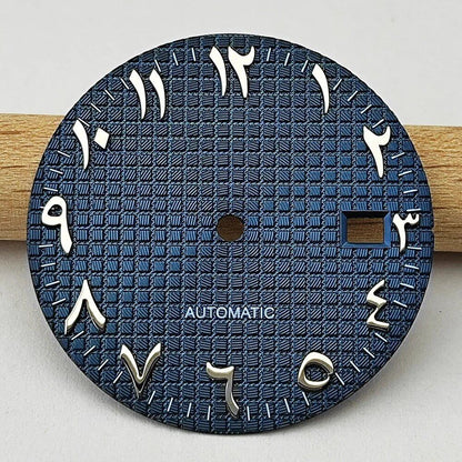 High-quality 31.8mm Arabic Numeral S Dial for NH35/NH36 Movements, Watch Accessories, Maintenance Tool, Parallel Import