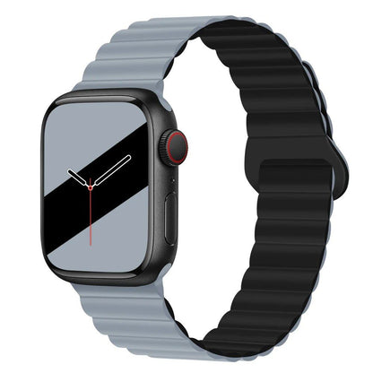 Apple Watch用シリコンループマグネットストラップ - 対応モデル: 44mm/40mm/45mm/49mm/41mm/42mm/46mm (iWatch Series 8/SE/6/7/Ultra 2/9/10対応) ブレスレットバンド バンドカラー：mm;発送元： 並行輸入品