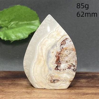 メキシコ産天然アゲートクリスタル装飾品 ホリデーギフト 瞑想チャクラエネルギー パワーストーン ミネラル ホームデコレーション カラー： 並行輸入品