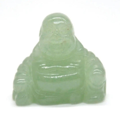 1.2-inch Buddha Statue, Natural Healing Crystal Reiki Chakra Figurine, Spiritual Stone Sculpture, Home Decor, Parallel Import
