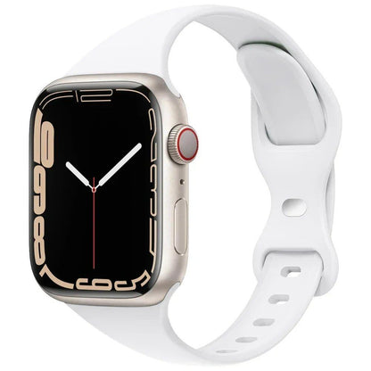Waterproof Slim Silicone Sport Band for Apple Watch Ultra 49mm/Series 9-8-7 (41mm/45mm/44mm/40mm) - Compatible with iWatch 10 (46mm/42mm) Band Color: mm; Ships from: Parallel Import