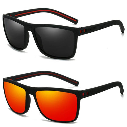 1/2-Piece Men's and Women's Polarized UV400 Sunglasses, Fishing Goggles, Outdoor Sports Eyewear, Parallel Import