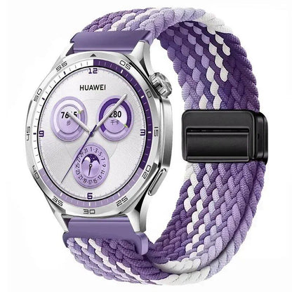 22mm Nylon Loop Strap for Huawei Watch GT5 Pro / GT4 / GT3 / GT2e (46mm) - Compatible with Huawei Watch 4 / 3 Pro Wristband Accessory, Band Color: ; Band Width: 22mm, Parallel Import