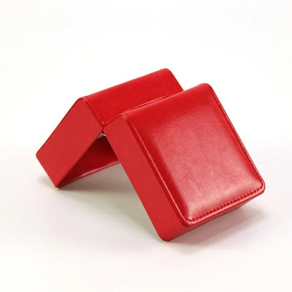 Vintage-inspired PU leather watch case, stylish watch storage box, travel watch display box, parallel import