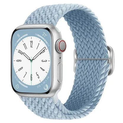 Apple Watch Ultra 2用ナイロンストラップ バンド 49mm 40mm 44mm 41mm 38mm 45mm 伸縮ブレイデッドループ リストバンド iWatch Series 9/8/7/6/SE/5/4対応 バンドカラー：mm 並行輸入品