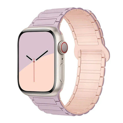 Magnetic Loop Band for Apple Watch, Compatible with 44mm, 40mm, 49mm, 45mm, 41mm, and 38mm Silicone Straps, Compatible with iWatch Series 9/8/7/6/5/4/3/SE/Ultra 2, Parallel Import