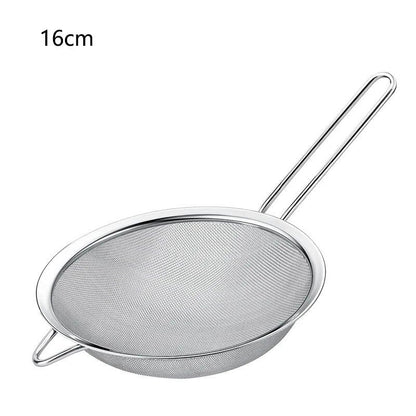 Set of 1, 3, or 4 Stainless Steel Wire Extra-Fine Mesh Oil Strainers and Flour Sifters for Baking and Pastry Making, Parallel Import